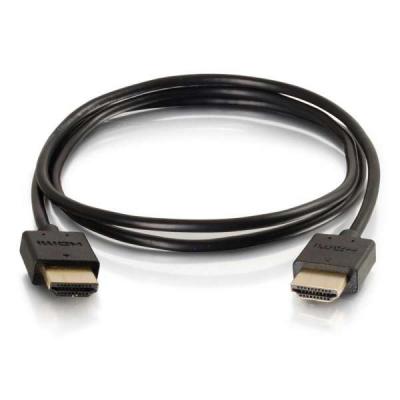 1.8m Ultra Flexible High Speed HDMI Cable with Low Profile Connectors Black